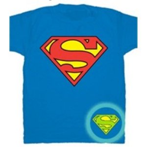 glow in the dark superman shirt