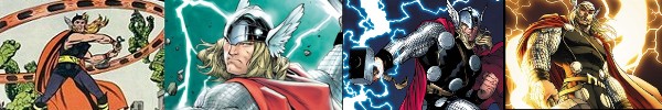 This history of the Mighty Thor superhero from Marvel Comics